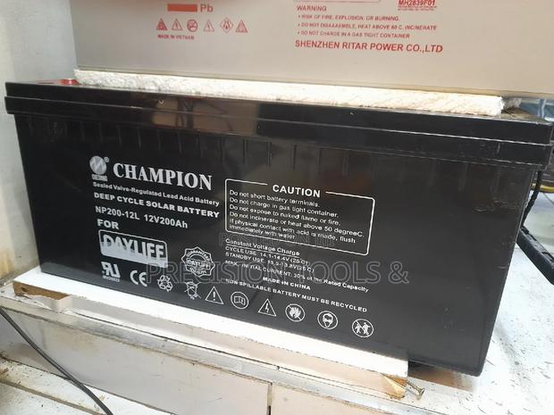 Champion Deep Cycle Solar Battery 200ah 12v