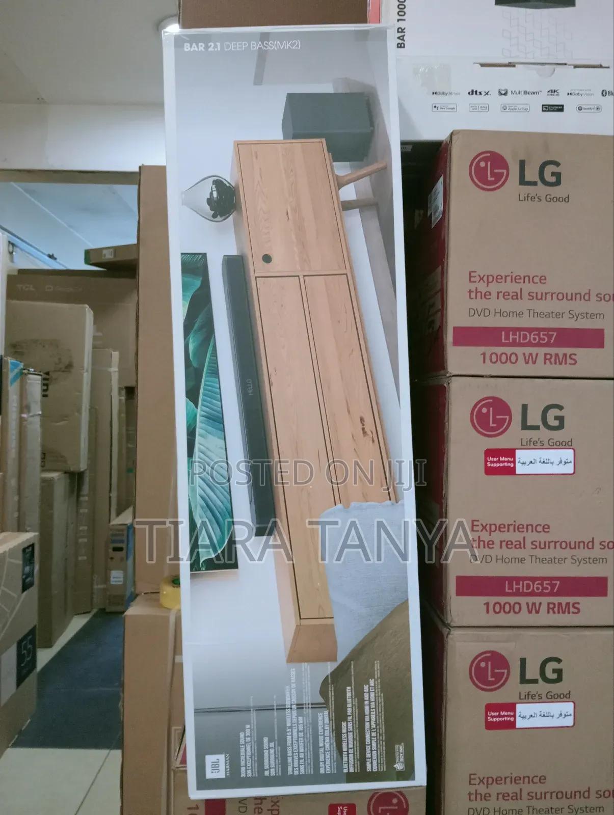 JBL 2.1ch Bar2.1 Deep Bass (Mk2) Soundbar 300w - Black