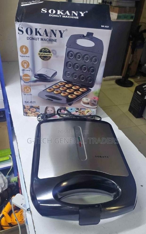 Donut Maker! Sokany 12-slots Nonstick Donut Maker