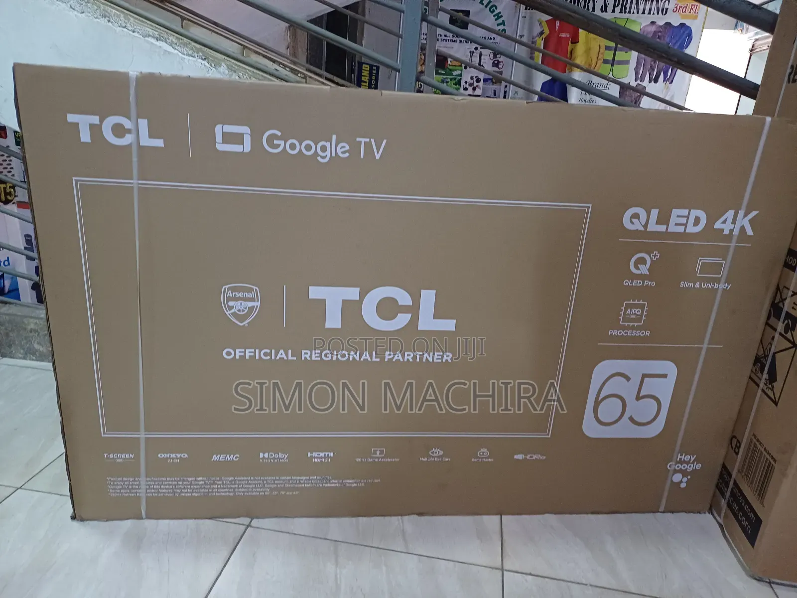 TCL 65 Inch Smart TV Frameless
