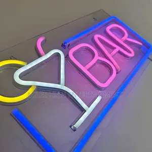 Bar Neon Signage Club Lights
