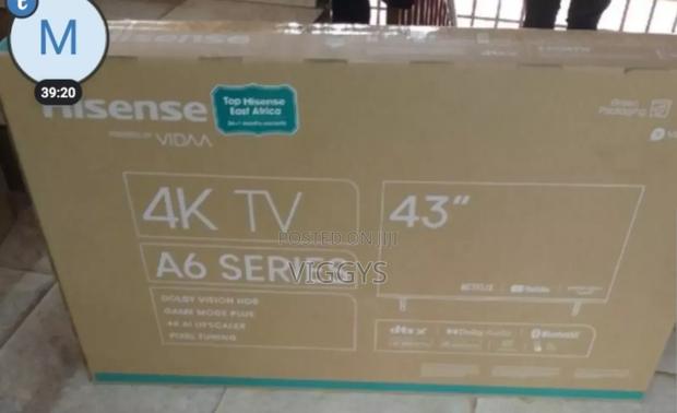 Hisense Smart 43A6HKEN 43 Inches A6 Series Frameless Tv*