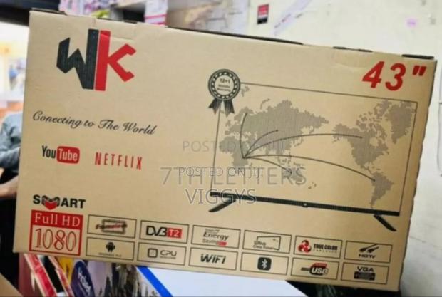 WK 43" Inches Smart Android Frameless TV With Wifi. - main view