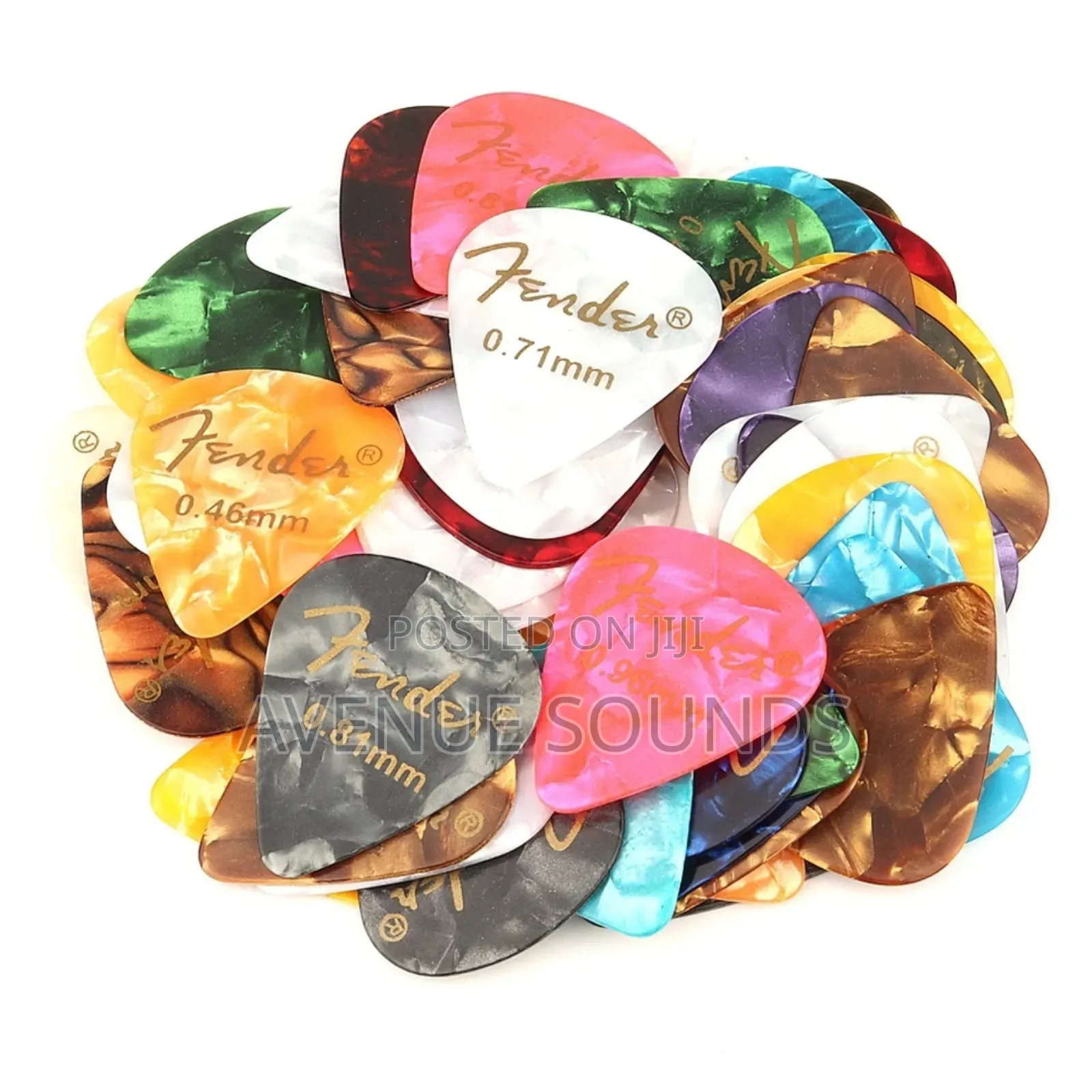 Fender Quality Guitar Plectrums With Different Thickness
