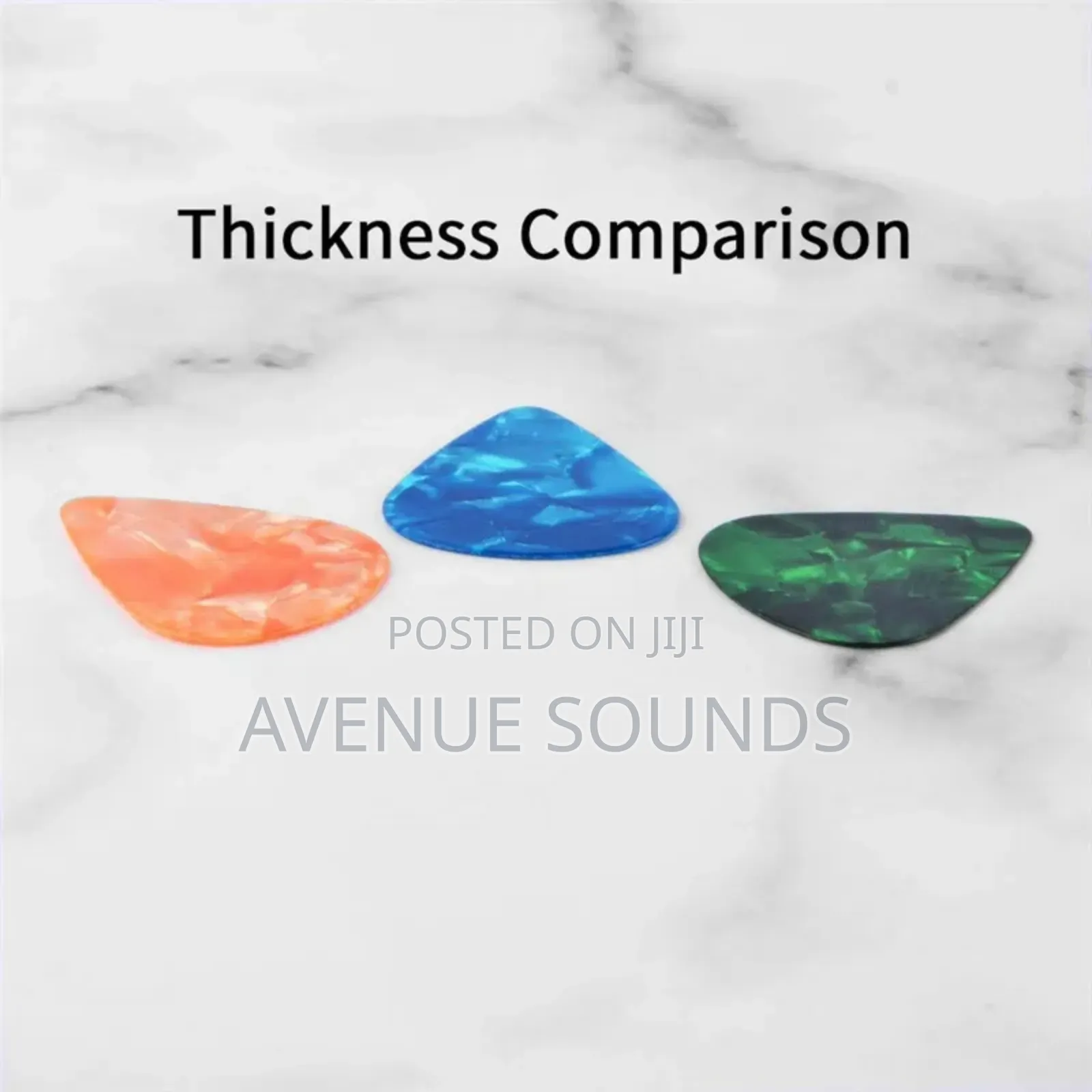 Fender Quality Guitar Plectrums With Different Thickness