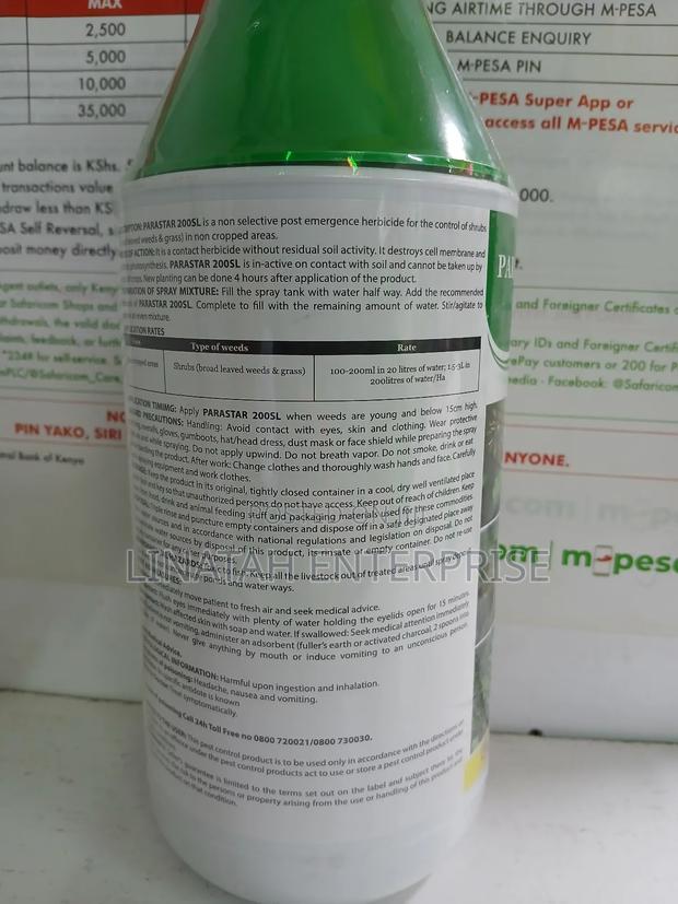 Parastar 200sl Non Selective 1litre - thumbnail 3