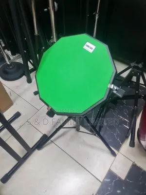 12 Inch Drum Practice Pad With Stand