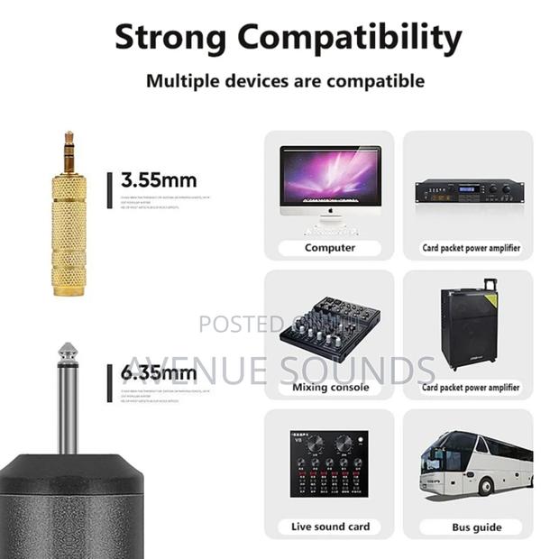 Uhf Speech Wireless Lapel Headset Portable Microphone - thumbnail 4