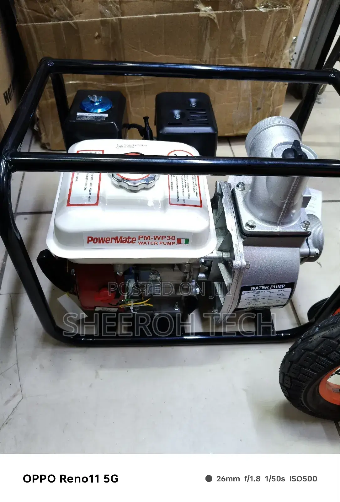 Powermate Water Pump 3inch .
