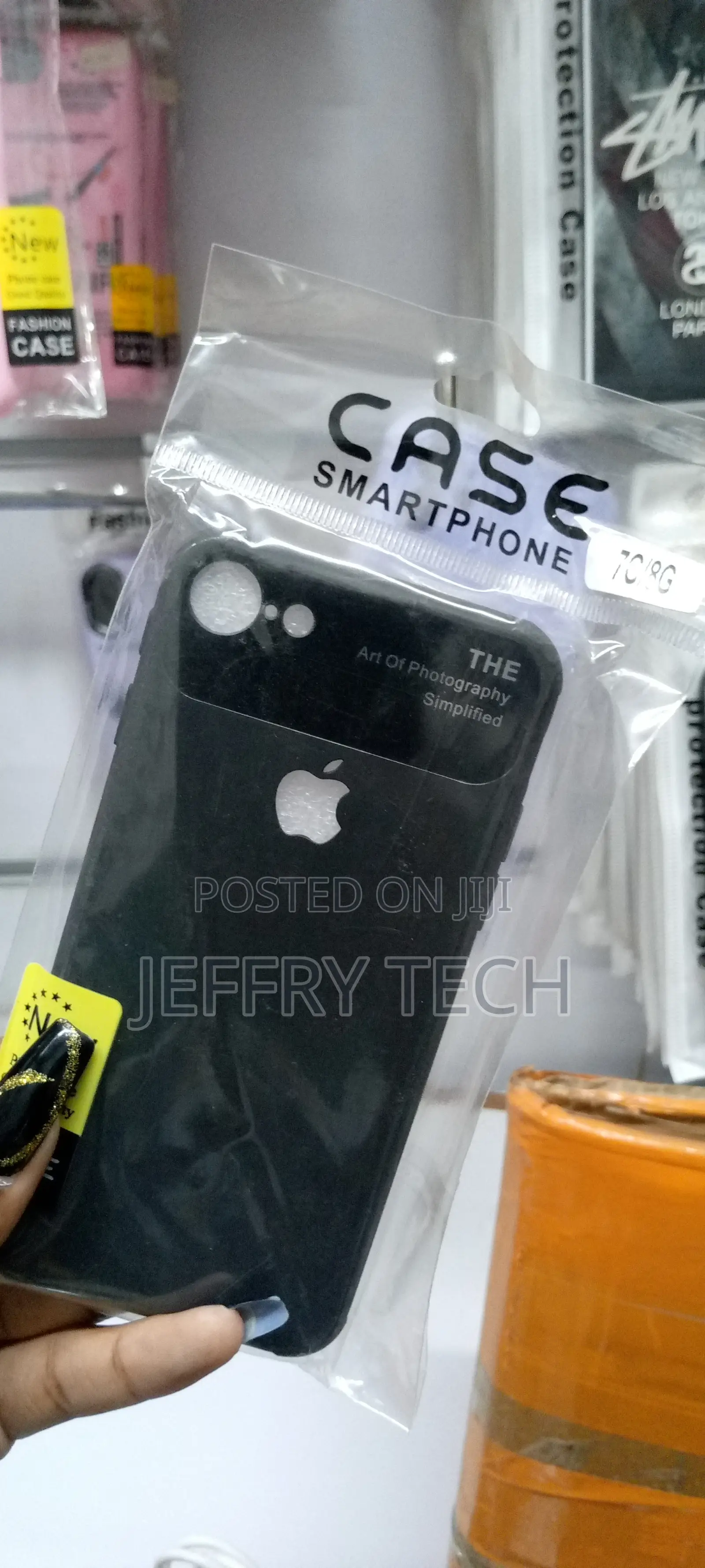 Back Case for iPhone 7G Plus / 8G Plus - Color: Black