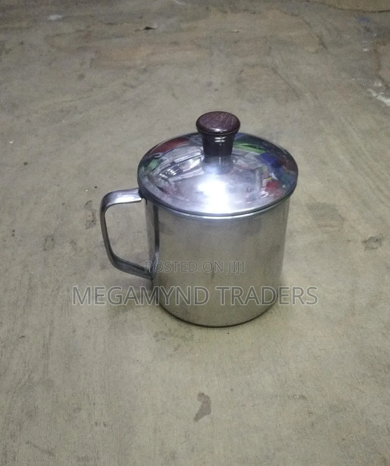 Stainless Steel Mug With Lid/13cm Mug/1pc Camping Mug/Cup