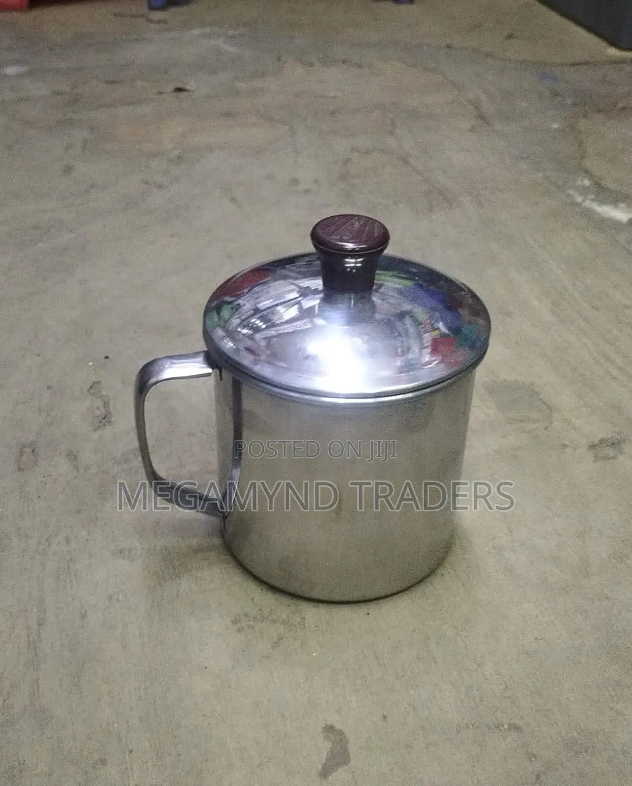 Stainless Steel Mug With Lid/13cm Mug/1pc Camping Mug/Cup