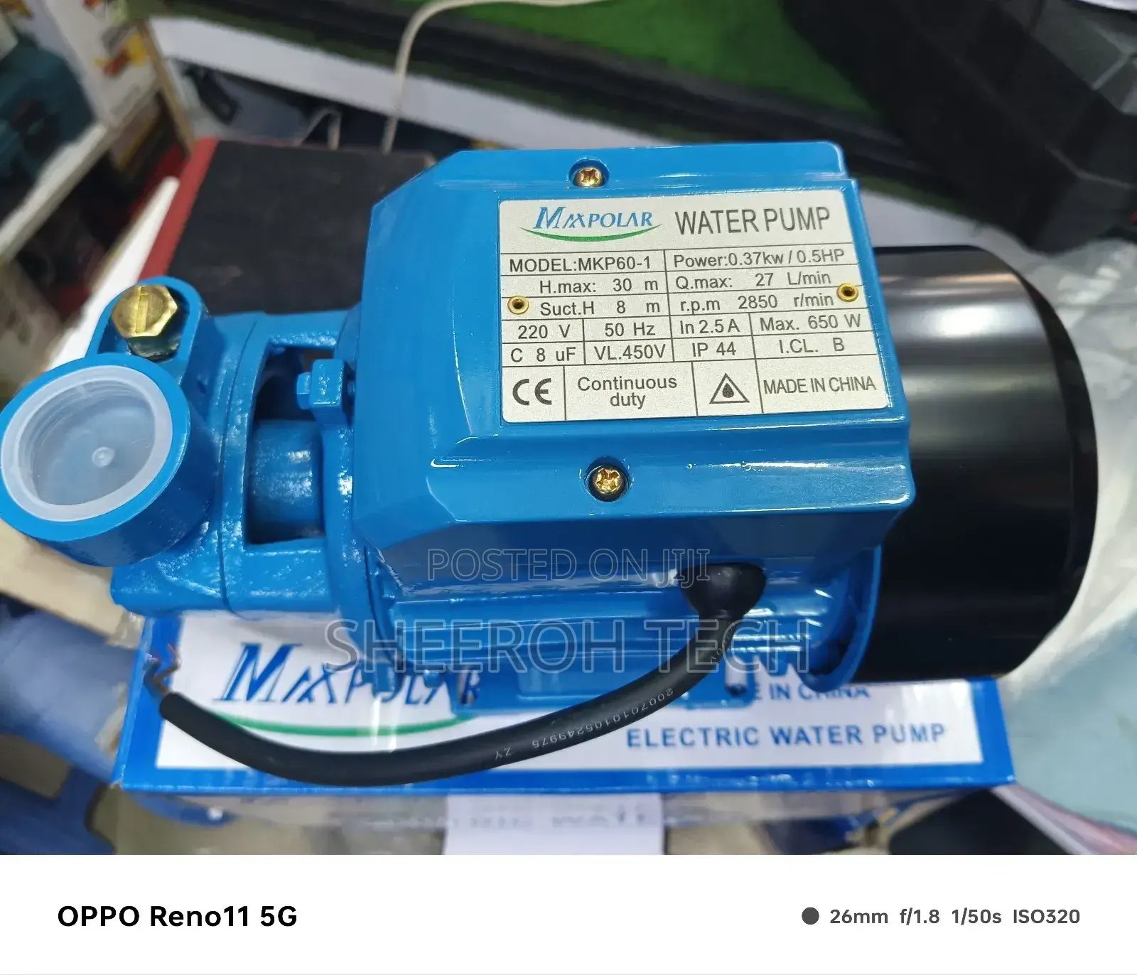 Maxpolar Water Pump 0.5hp