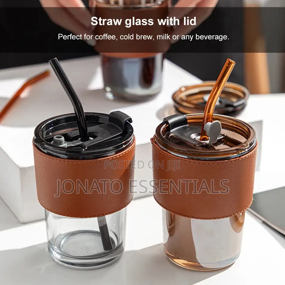 450ml Travel Mug With Lid and Straw