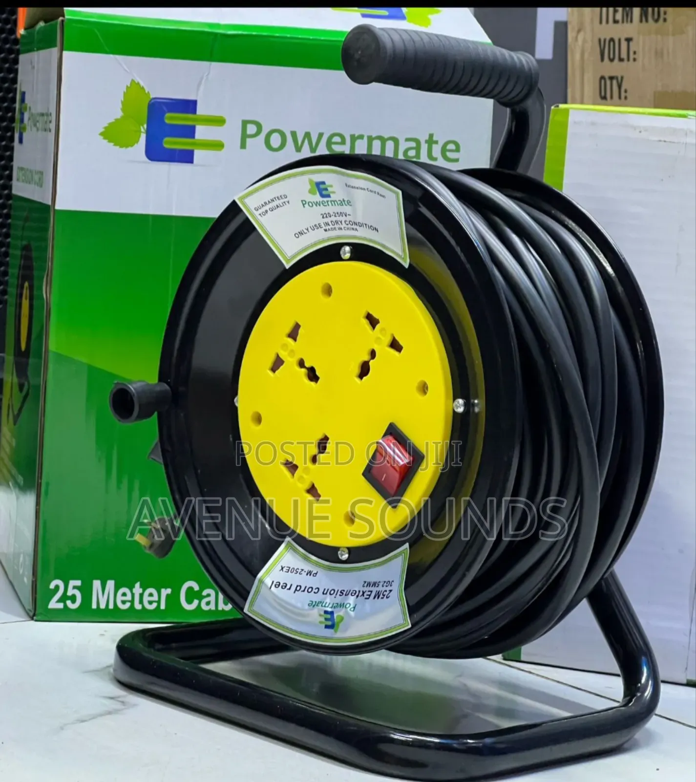 Extension Power Cable 25m 2.5mm