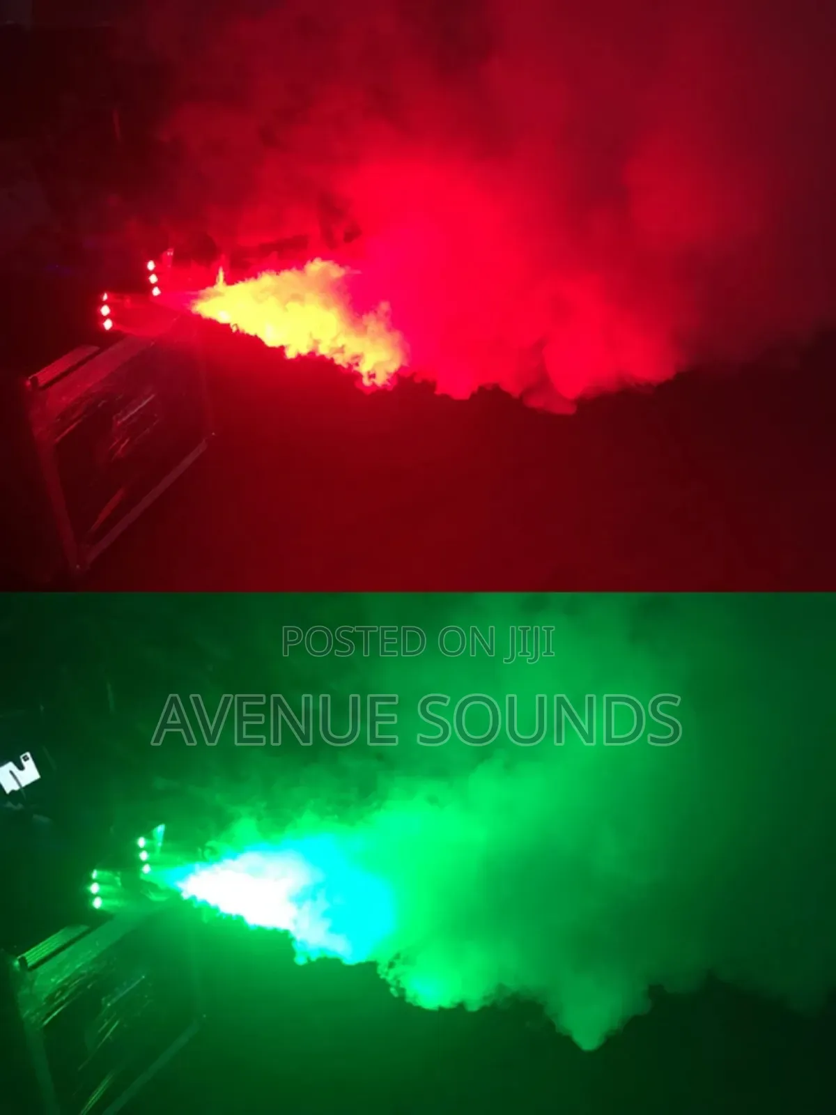 1200W Smoke Machine RGB 3in1led Fog Machine With Remote