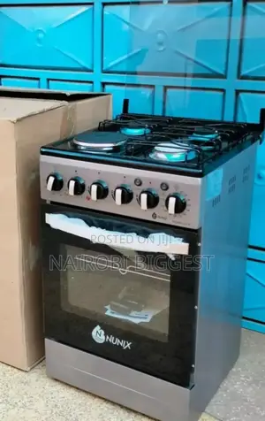 Nunix 60 By 60 Standing 3gas+1electric Cooker