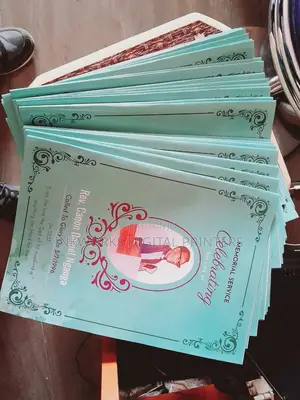 A3 Eulogies Printing