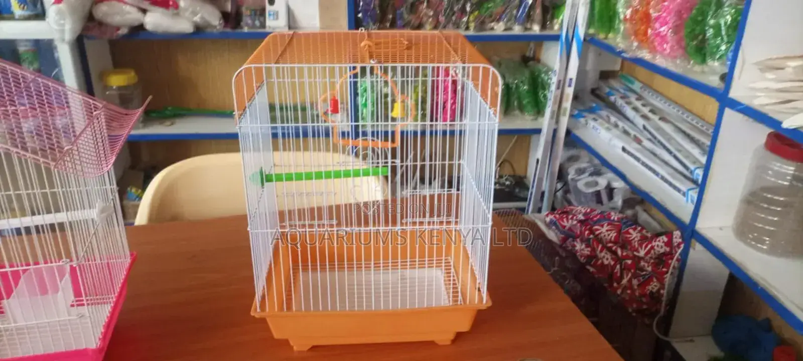 Burnt Orange Budgies Cage,Cages