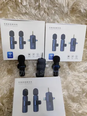 Universal Dual Wireless Lapel Lavalier Microphone.