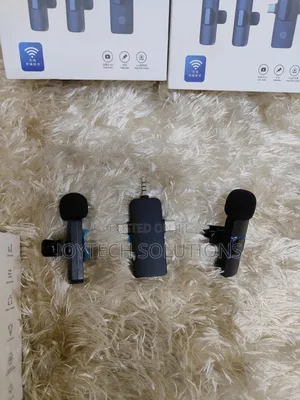 Lavalier Wireless Microphone With Mic: 3 in 1 Dual Microphon
