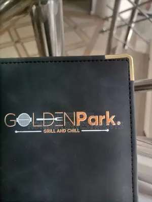 Black Branded Menu/ Bill Folders