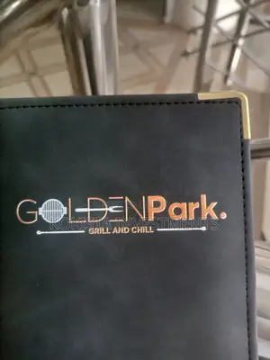 Black Branded Menu/ Bill Folders