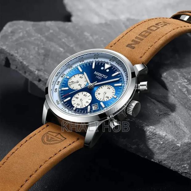 Nibosi Chronograph Wrist Leather Strap Watch Nibosi Watch