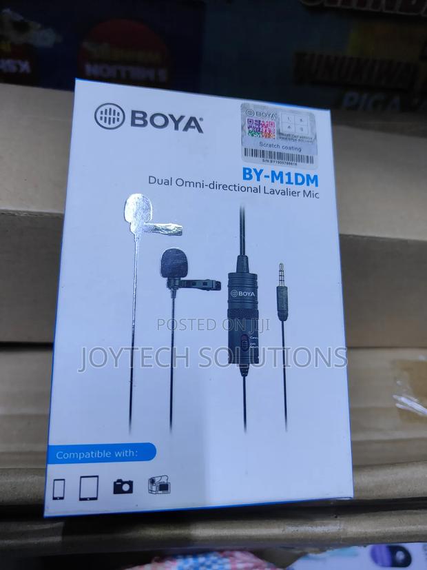 3.5mm Boya BY - M1DM Dual Omini- Directional Lavalier Mic