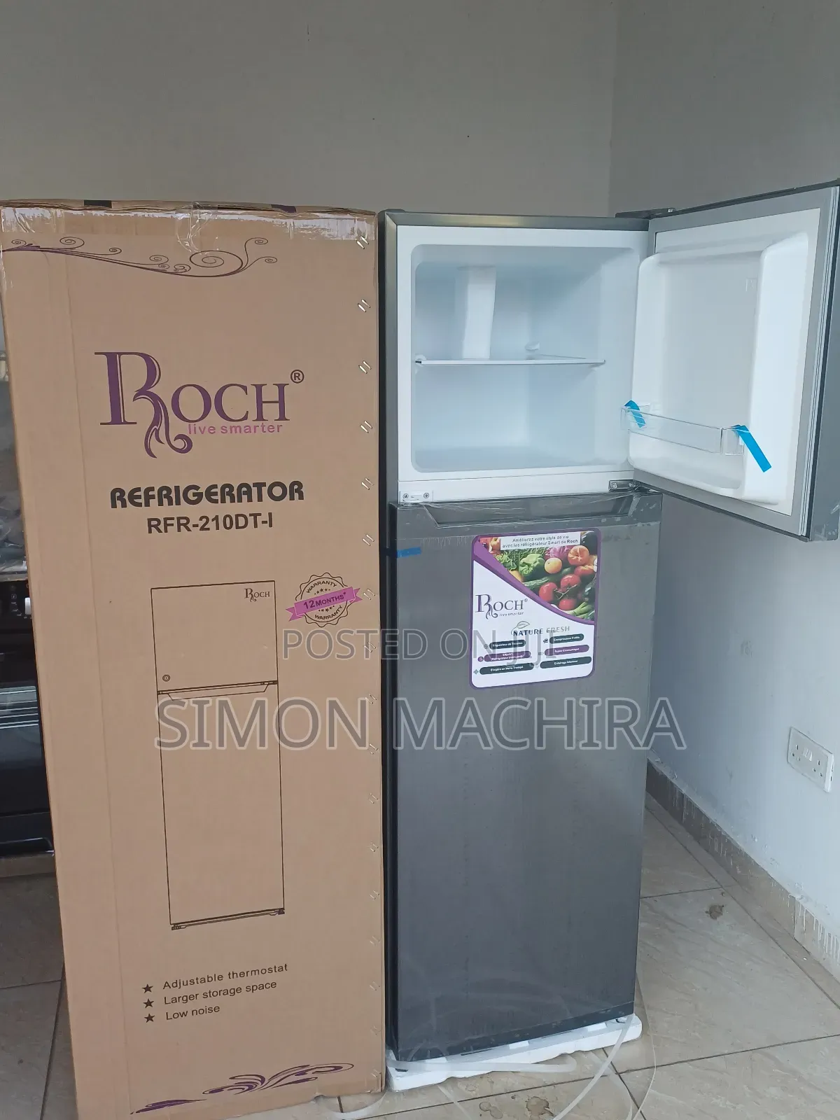 Roch 210dt 168L Fridge