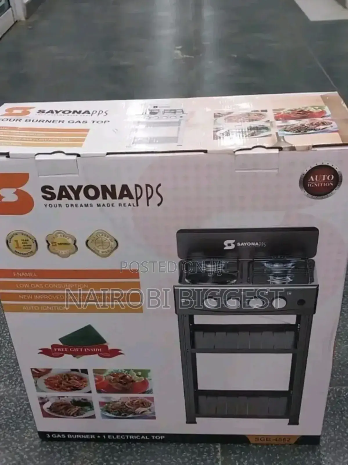 Amazing Sayona 3+1 Cooker + Shelves