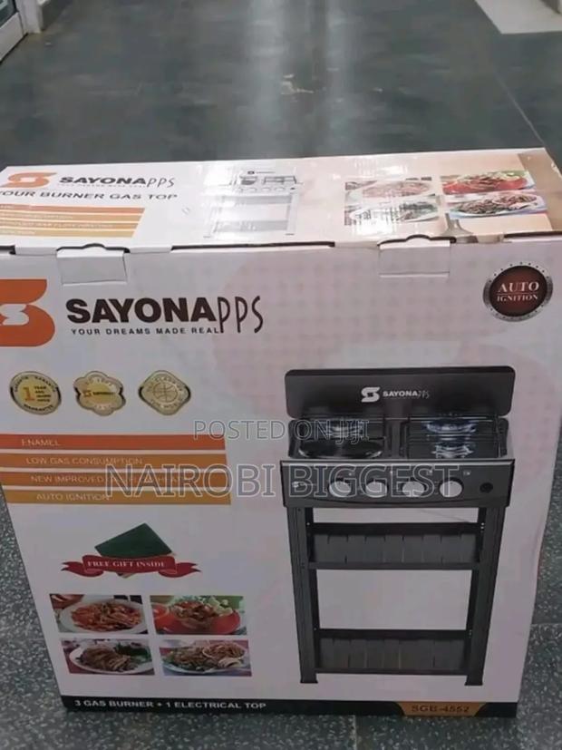 Amazing Sayona 3+1 Cooker + Shelves