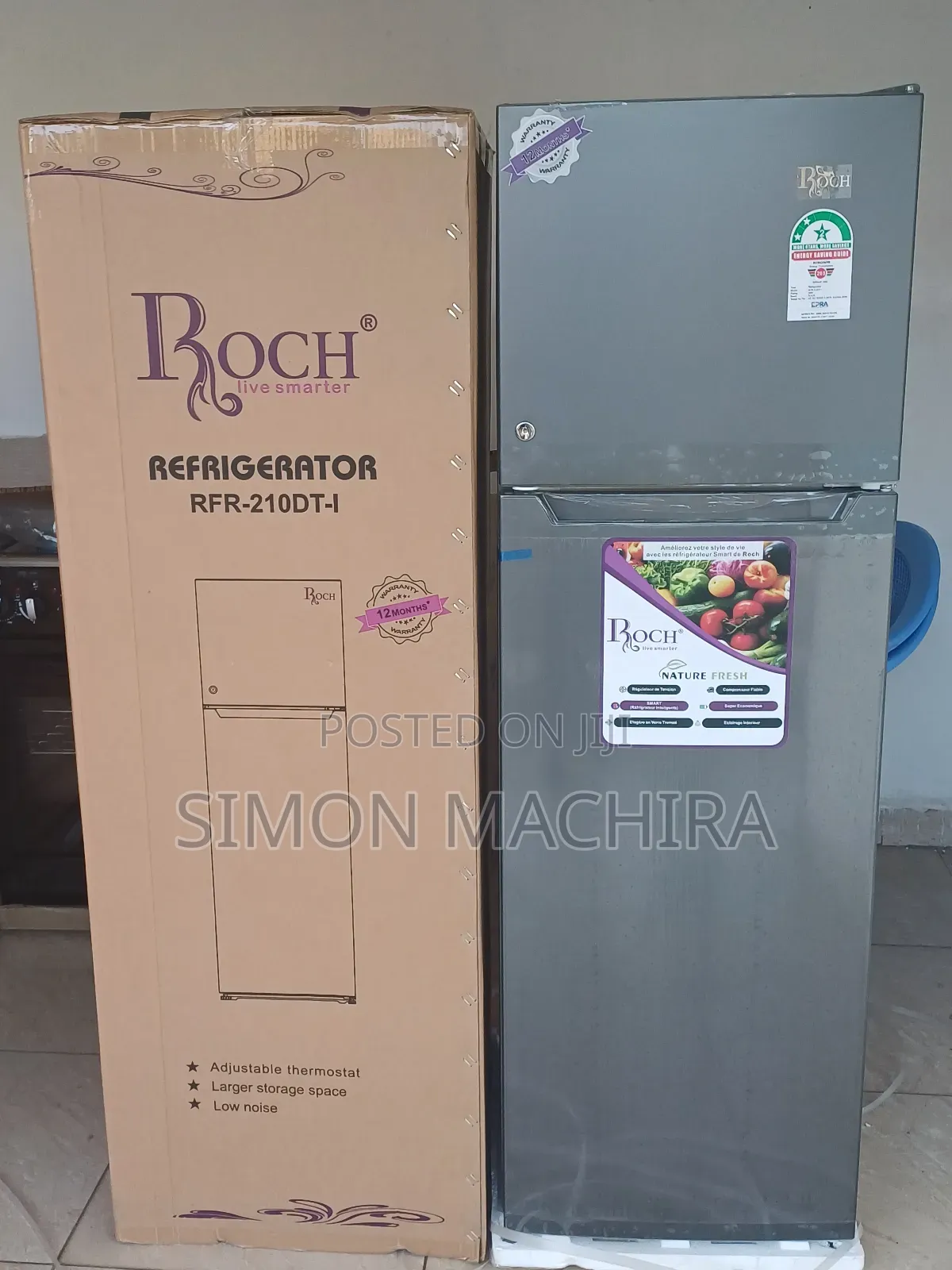 Roch 210dt. 168L Fridge