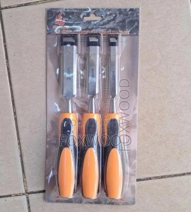 3pcs Wooden Chisel Set 13mm, 19mm, 25mm - thumbnail 3