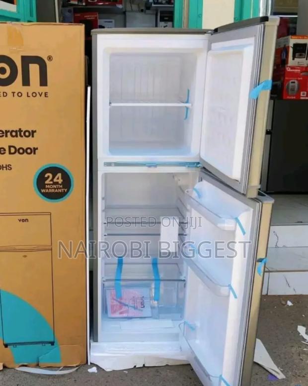 Von 138litre Double Door Fridge
