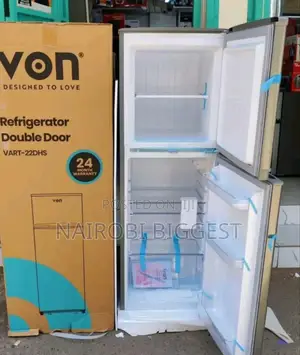 Von 138litre Double Door Fridge