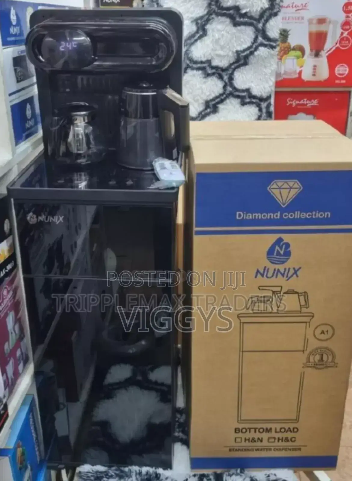 Nunix Bottom Load Water Dispenser Hot and Cold A1C Dispenser