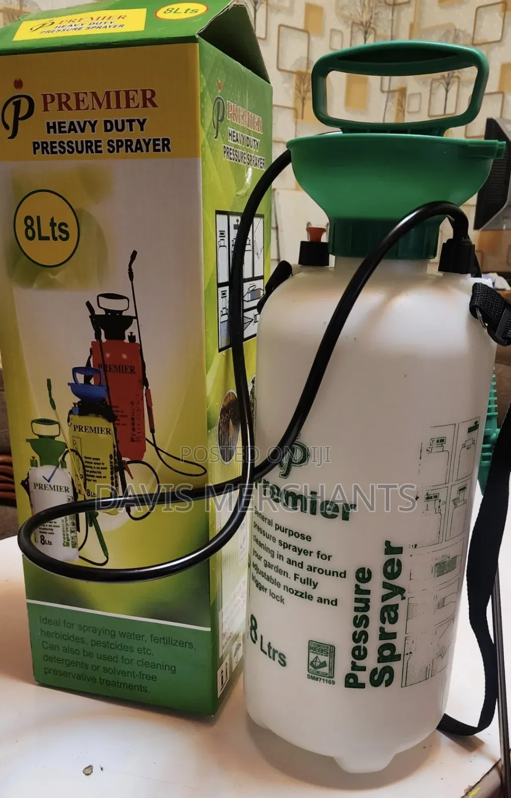 Manual Knapsack Sprayer With 8l Capacity