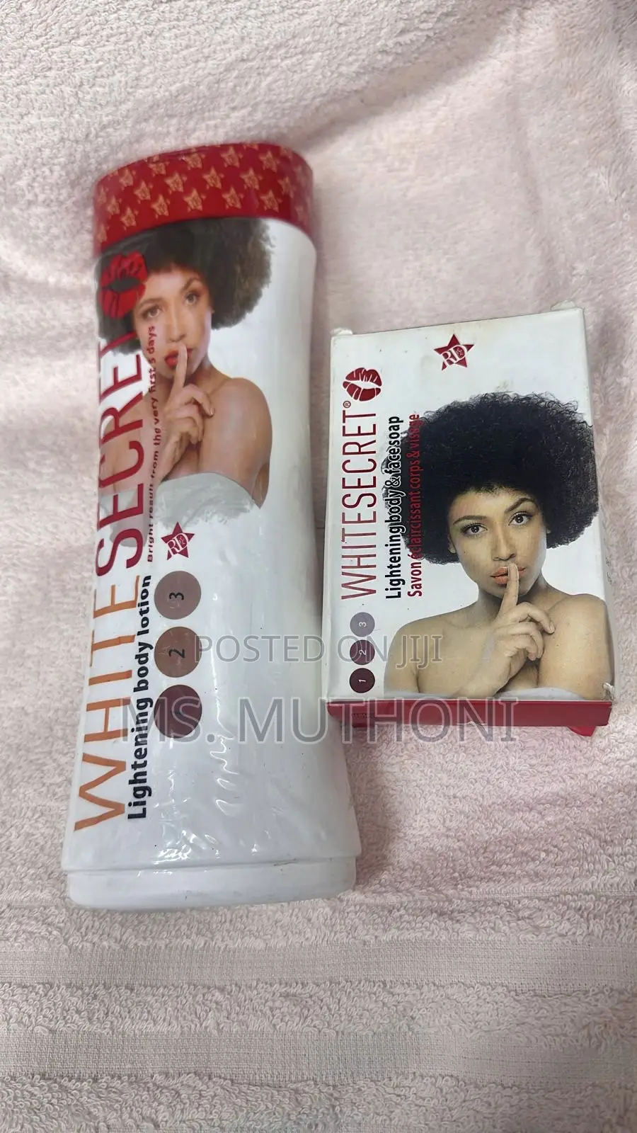 White Secret Body Lotion Soap