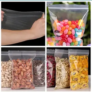 100pc Zip Lock Storage Bags, Zip Seal Bags