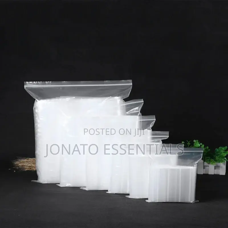 100pc Zip Lock Storage Bags, Zip Seal Bags