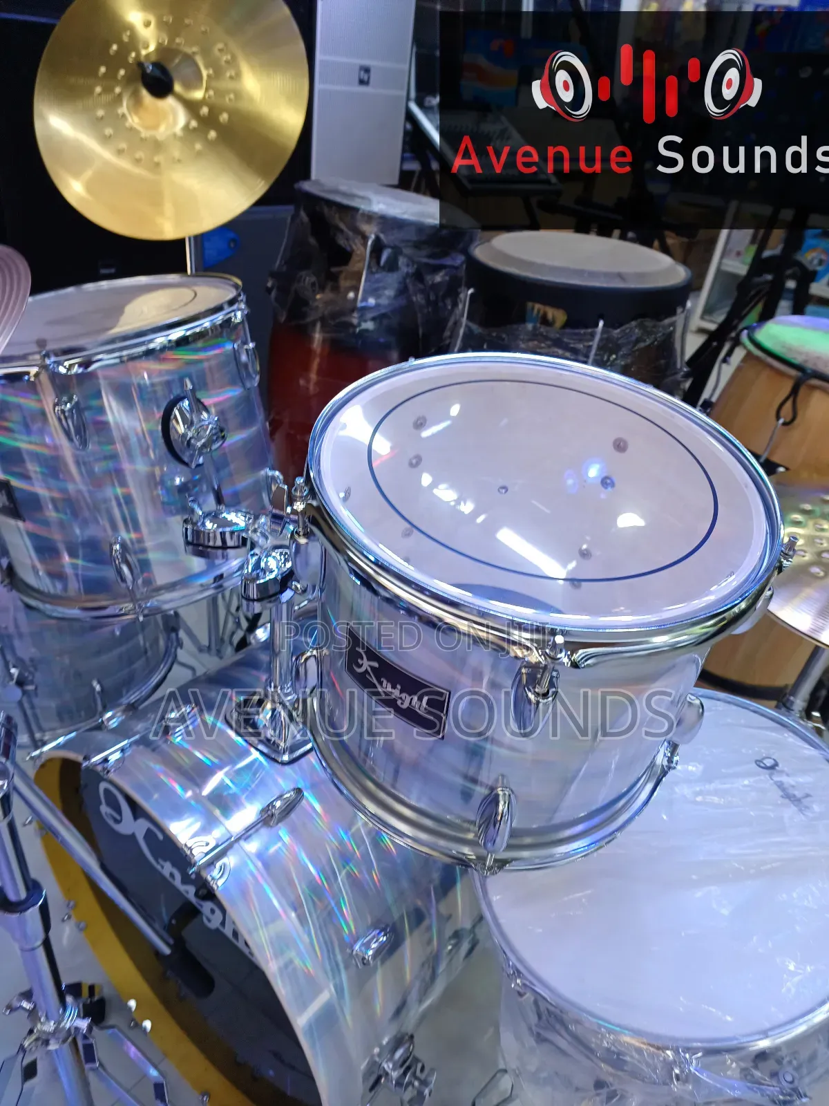 Professional 5pc American Knight Acoustic Drumset
