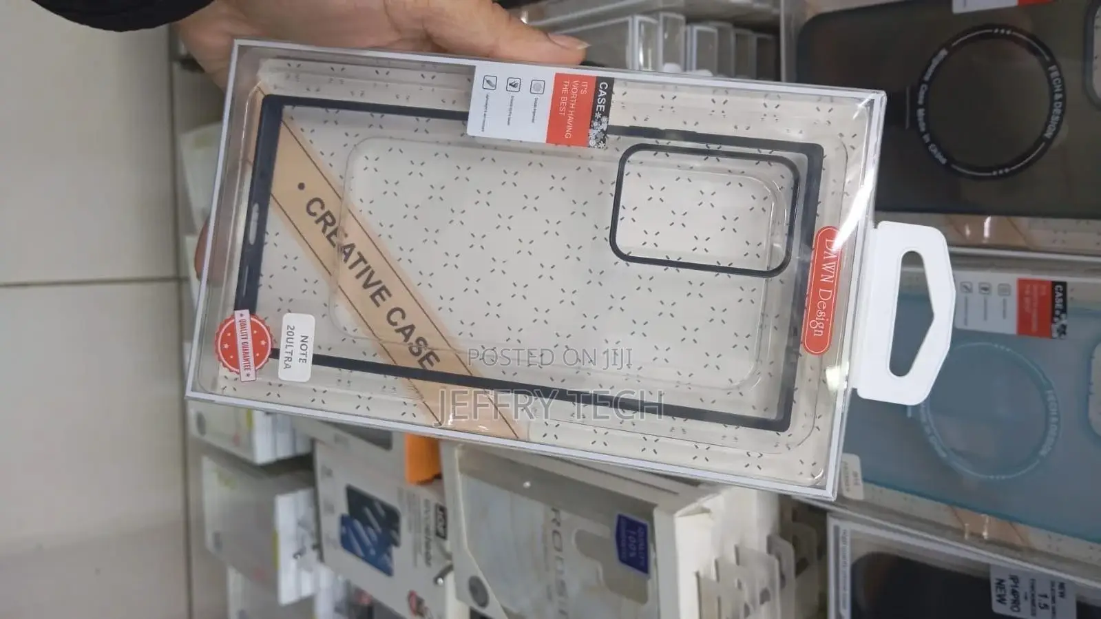 Creative Clear Case for Samsung Note 20 Ultra Black Borders
