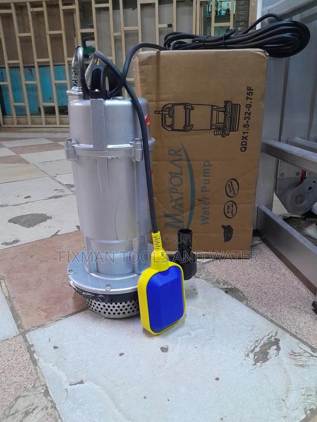 Full Copper MAXPOLAR Submersible Water Pump 1hp 35 M Height - main view