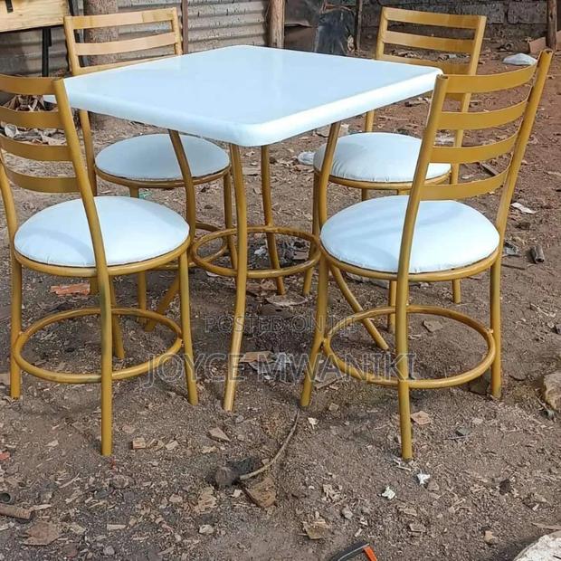 Restaurant Set, White and Gold 