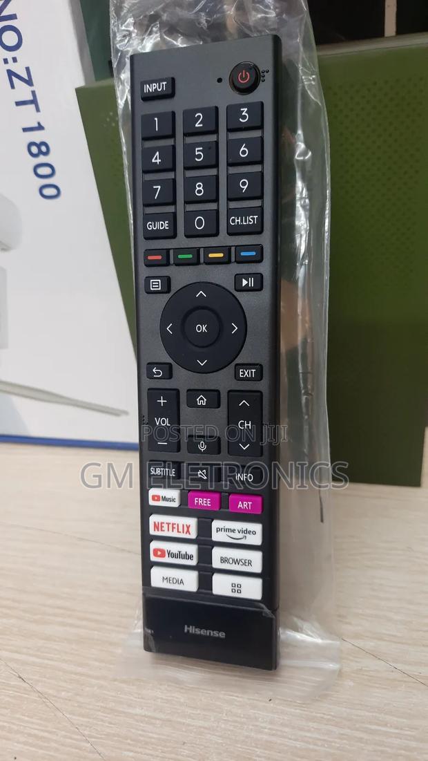 Genuine Hisense Remote for A6 Series; 43" 55" 58" 65" Tv