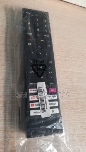 Genuine Hisense Remote for A6 Series; 43" 55" 58" 65" Tv