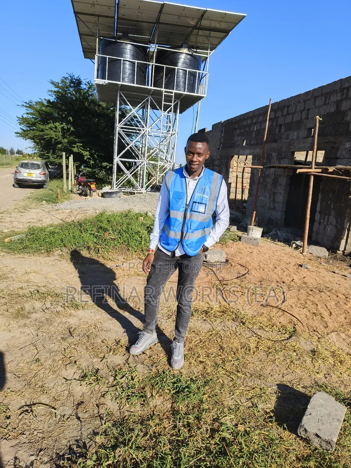 Water Tower Construction - East Africa