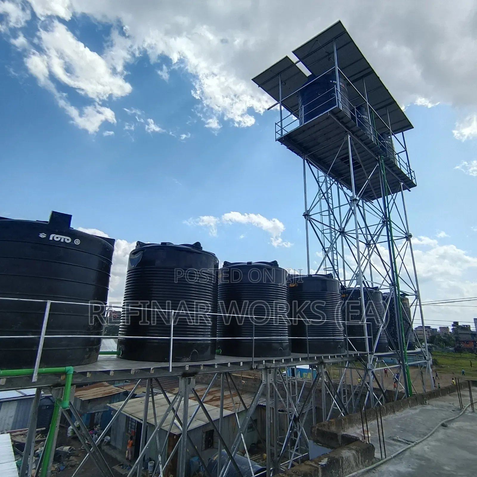 Water Tower Construction - East Africa