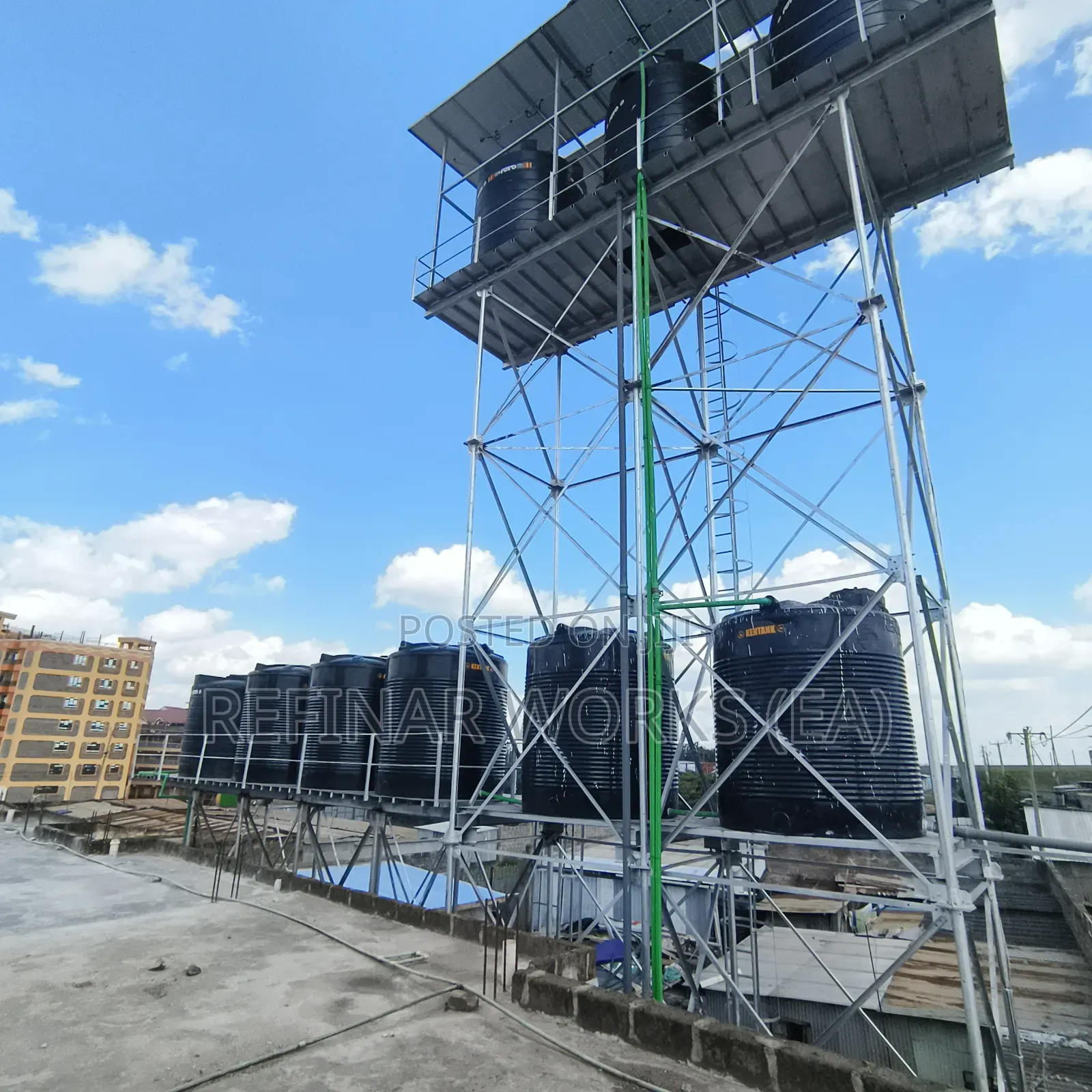 Water Tower Construction - East Africa